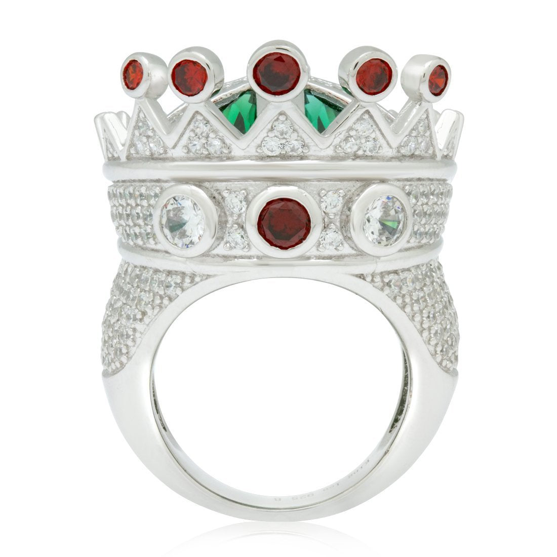 Iced Crown Ring  in  by Kingices
