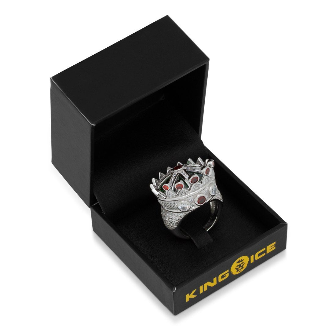 Iced Crown Ring  in  by Kingices
