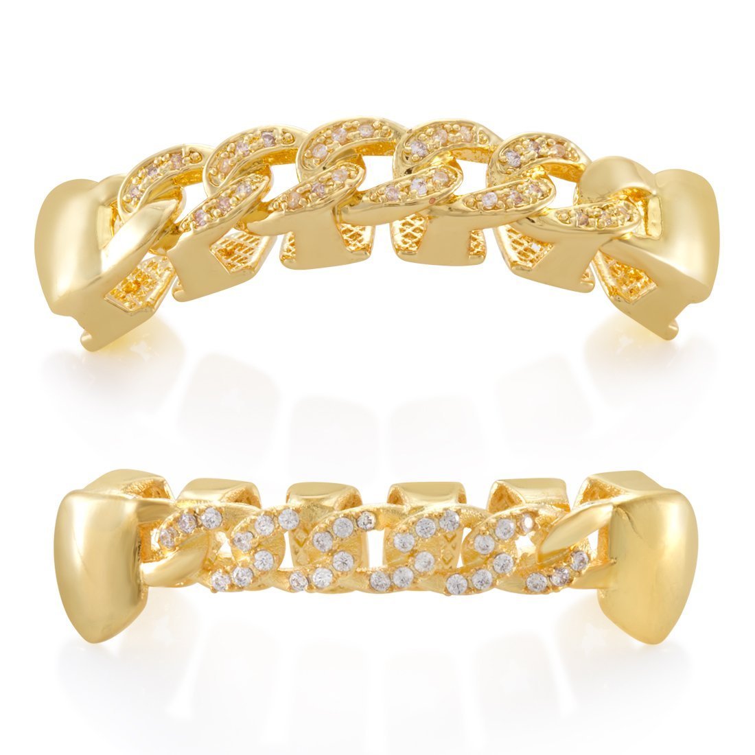 Iced Miami Cuban Link Grillz  in  by Kingices
