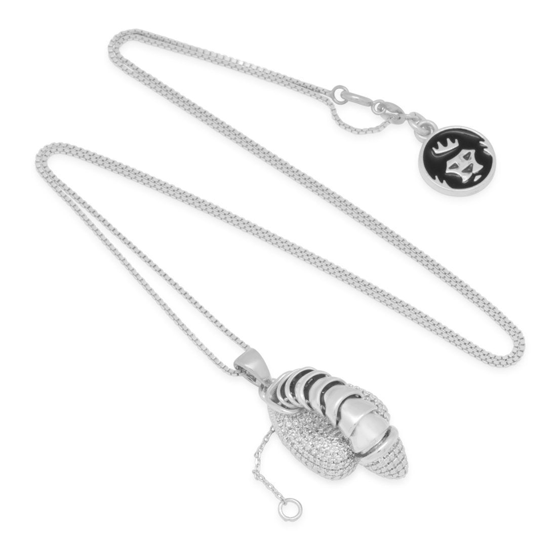 Iced Erotic Erecting Penis Necklace  in  by Kingices