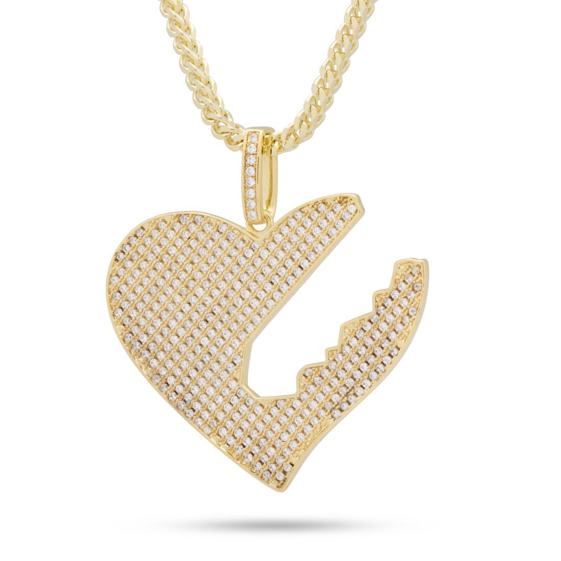 Key to Love Necklace Set  in  14K Gold / 2.1" by Kingices