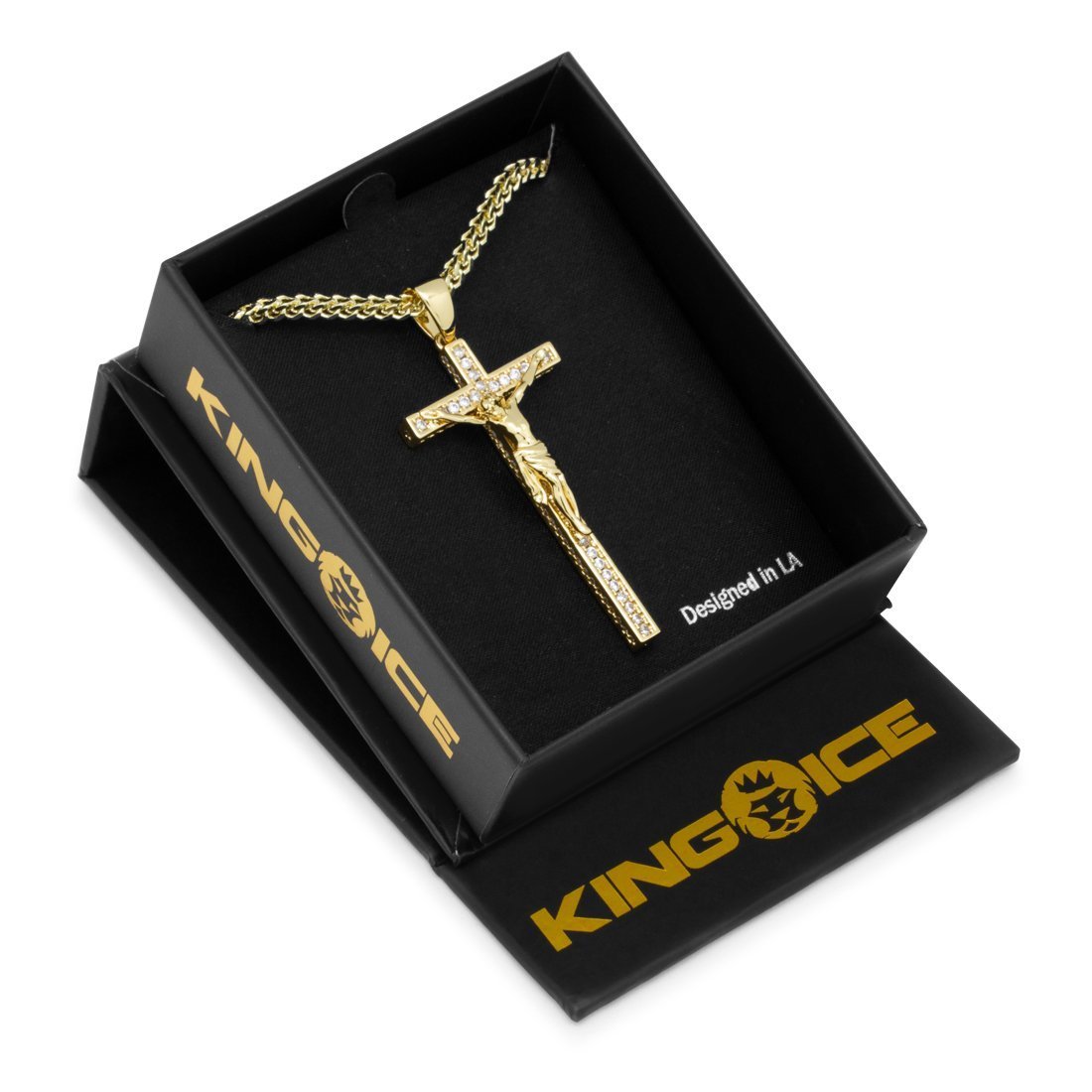 Latin Crucifix Necklace  in  by Kingices