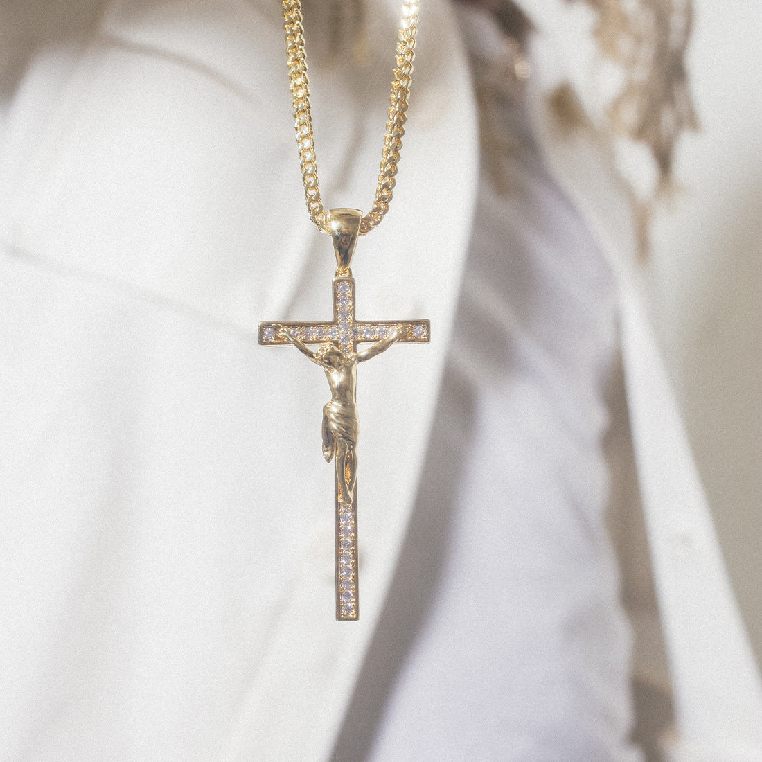 Latin Crucifix Necklace  in  by Kingices
