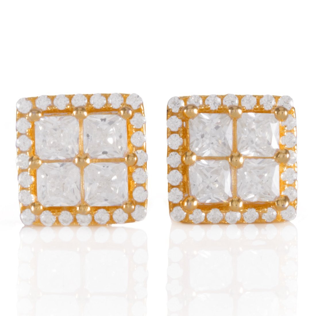 Layered Stud Earrings  in  by Kingices