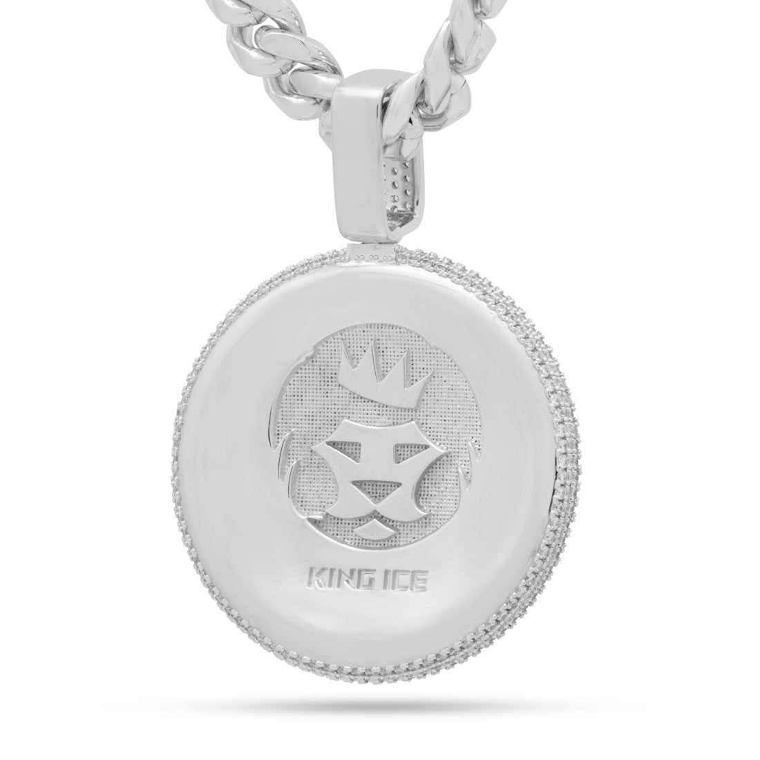 Lion Shield Necklace  in  by Kingices