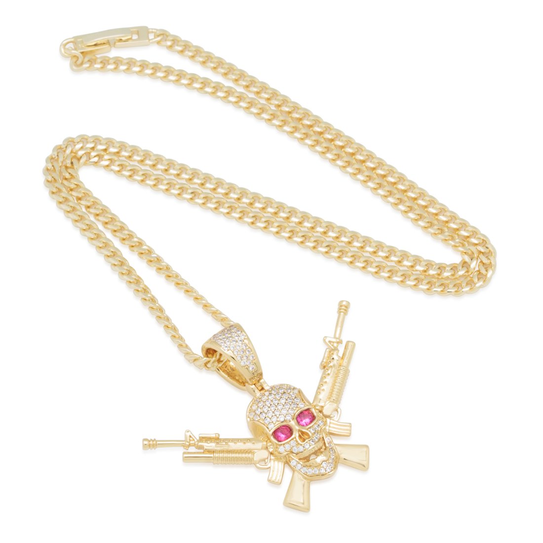 M16 Jolly Roger Necklace  in  by Kingices