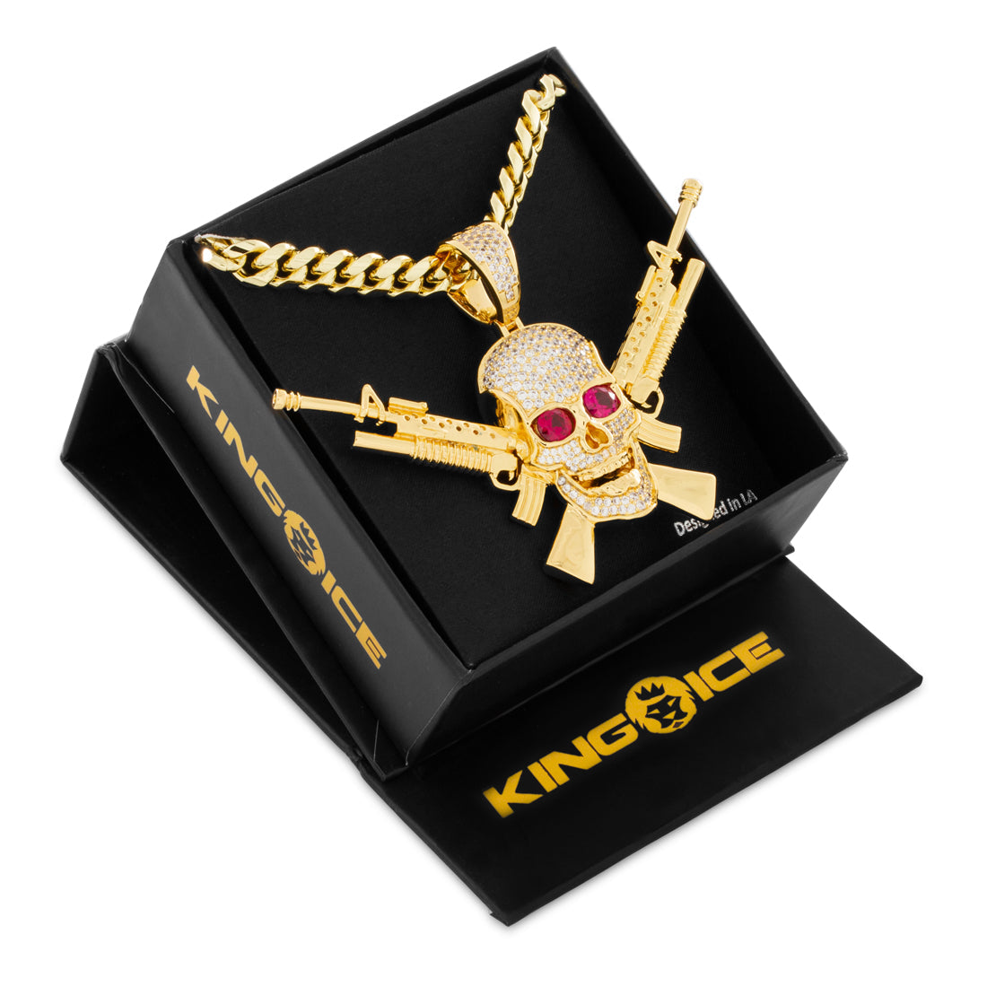 M16 Jolly Roger Necklace  in  by Kingices