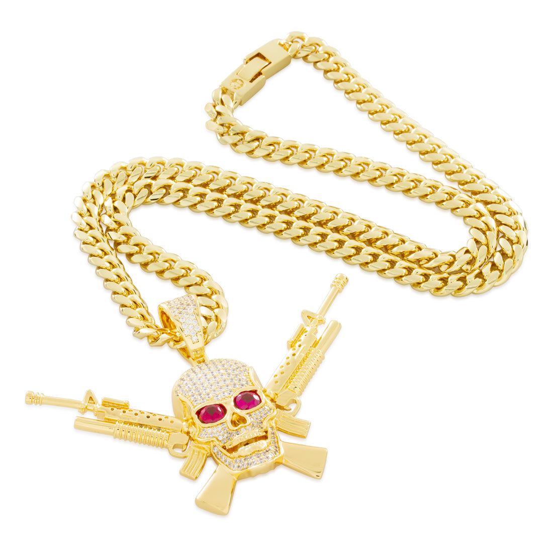 M16 Jolly Roger Necklace  in  by Kingices