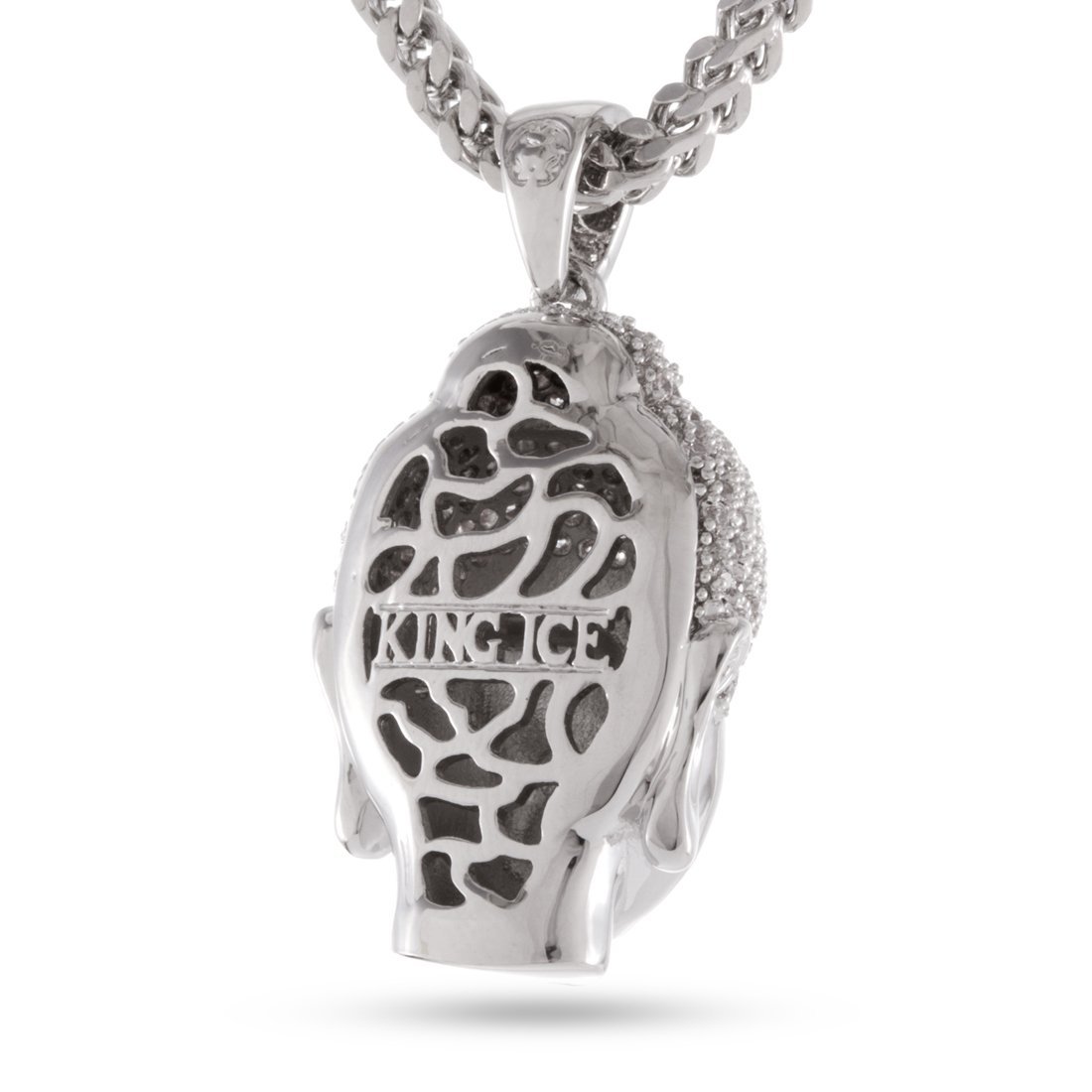 Mini Polished Buddha Necklace  in  by Kingices