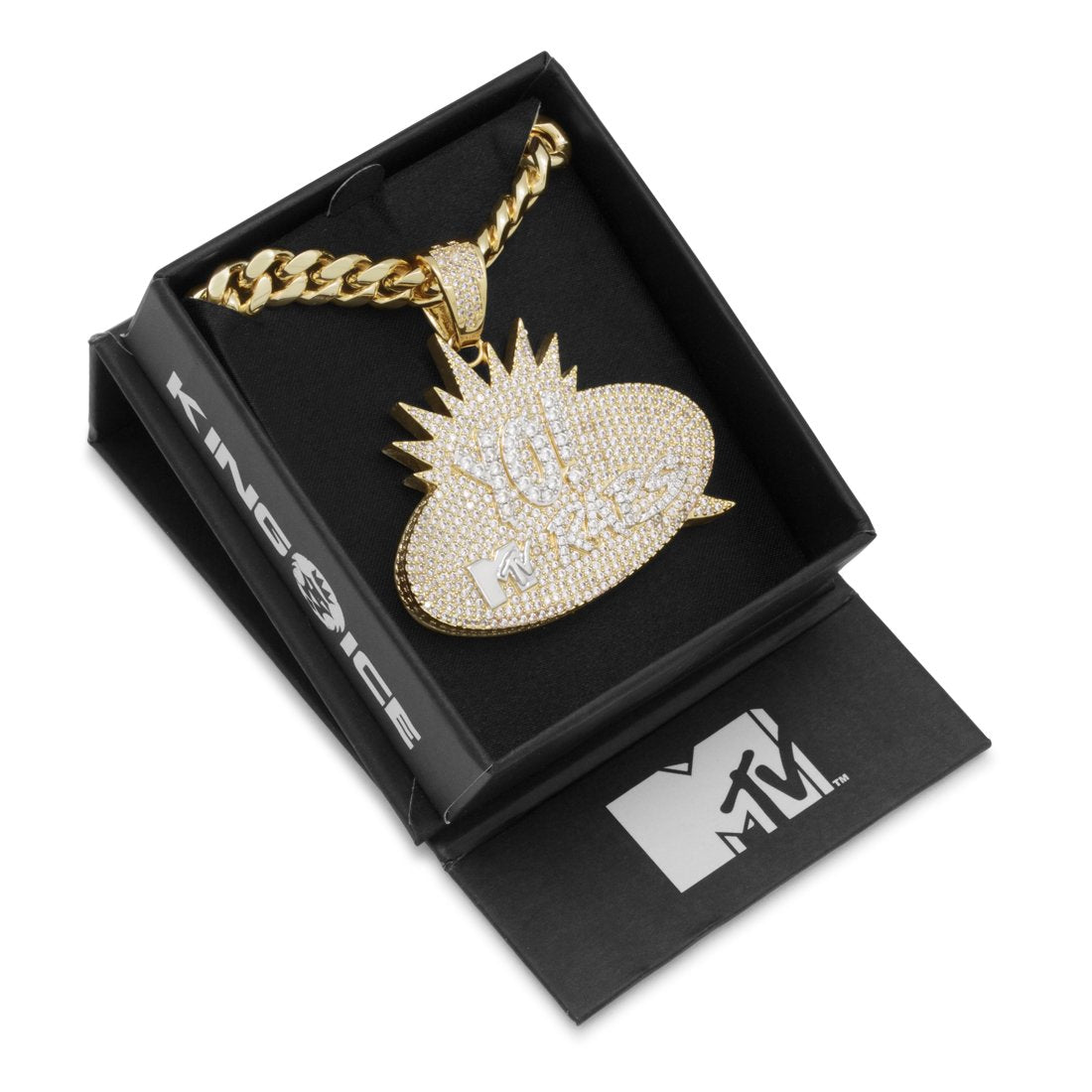 MTV x Kingices - Yo! MTV Raps Necklace  in  14K Gold / 2" by Kingices