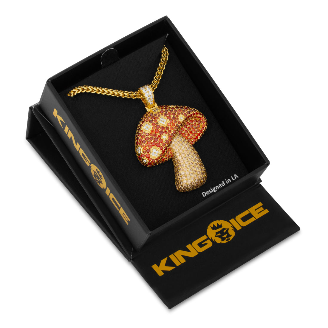 Mushroom Necklace  in  by Kingices