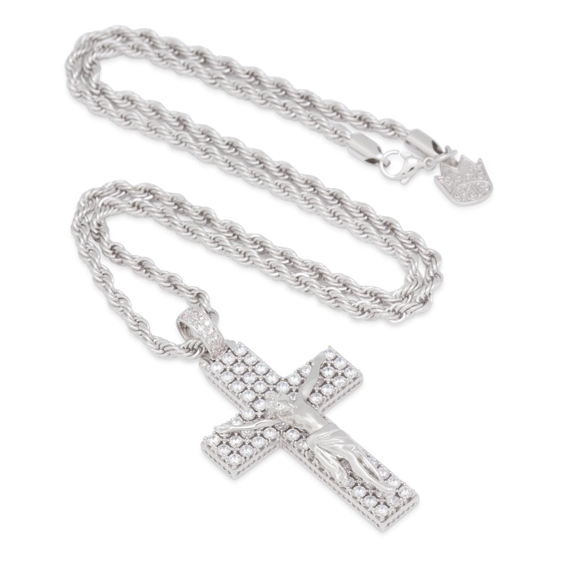 Notorious B.I.G. x Kingices - Biggie Crucifix Necklace  in  by Kingices