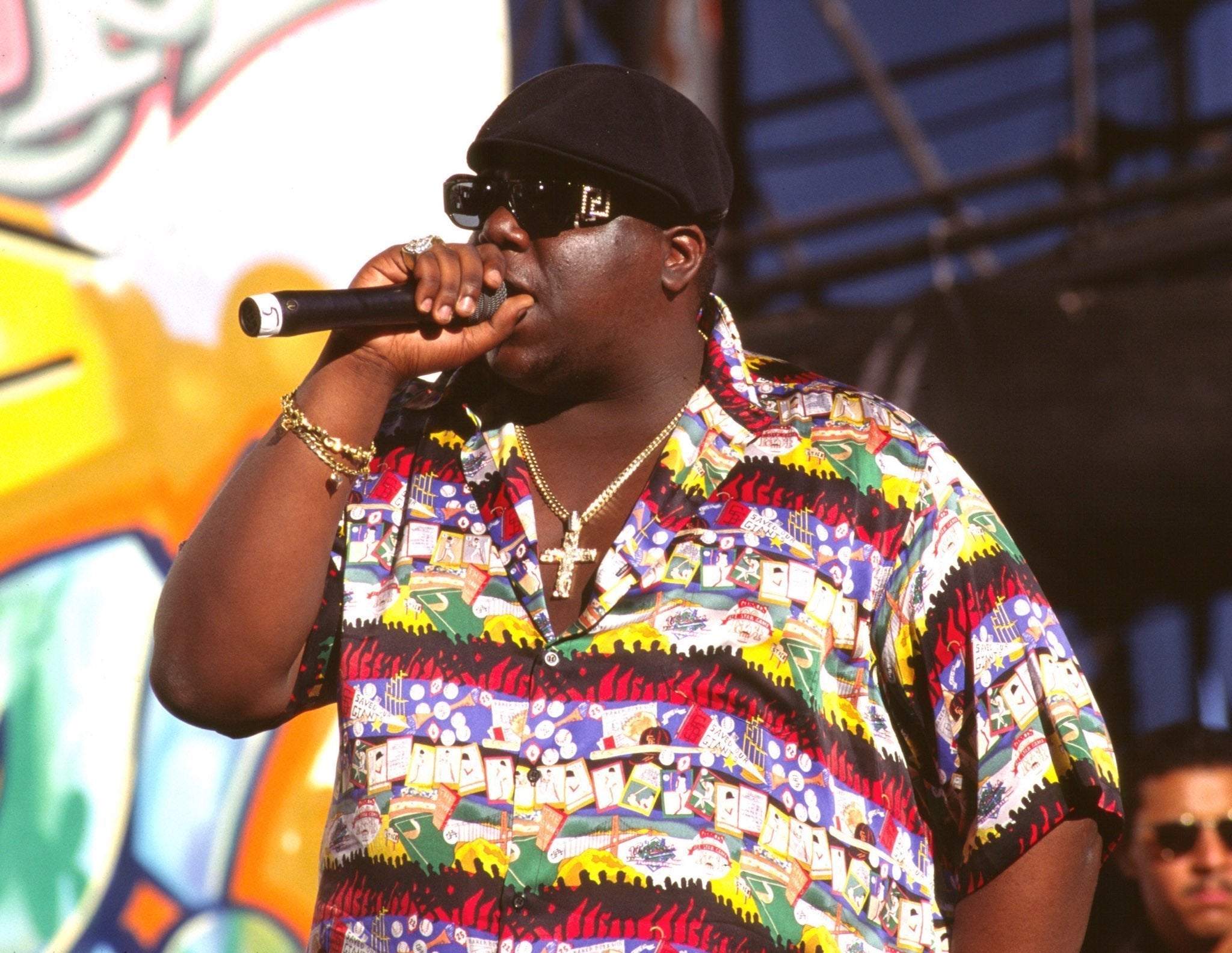 Notorious B.I.G. x Kingices - Biggie Crucifix Necklace  in  by Kingices