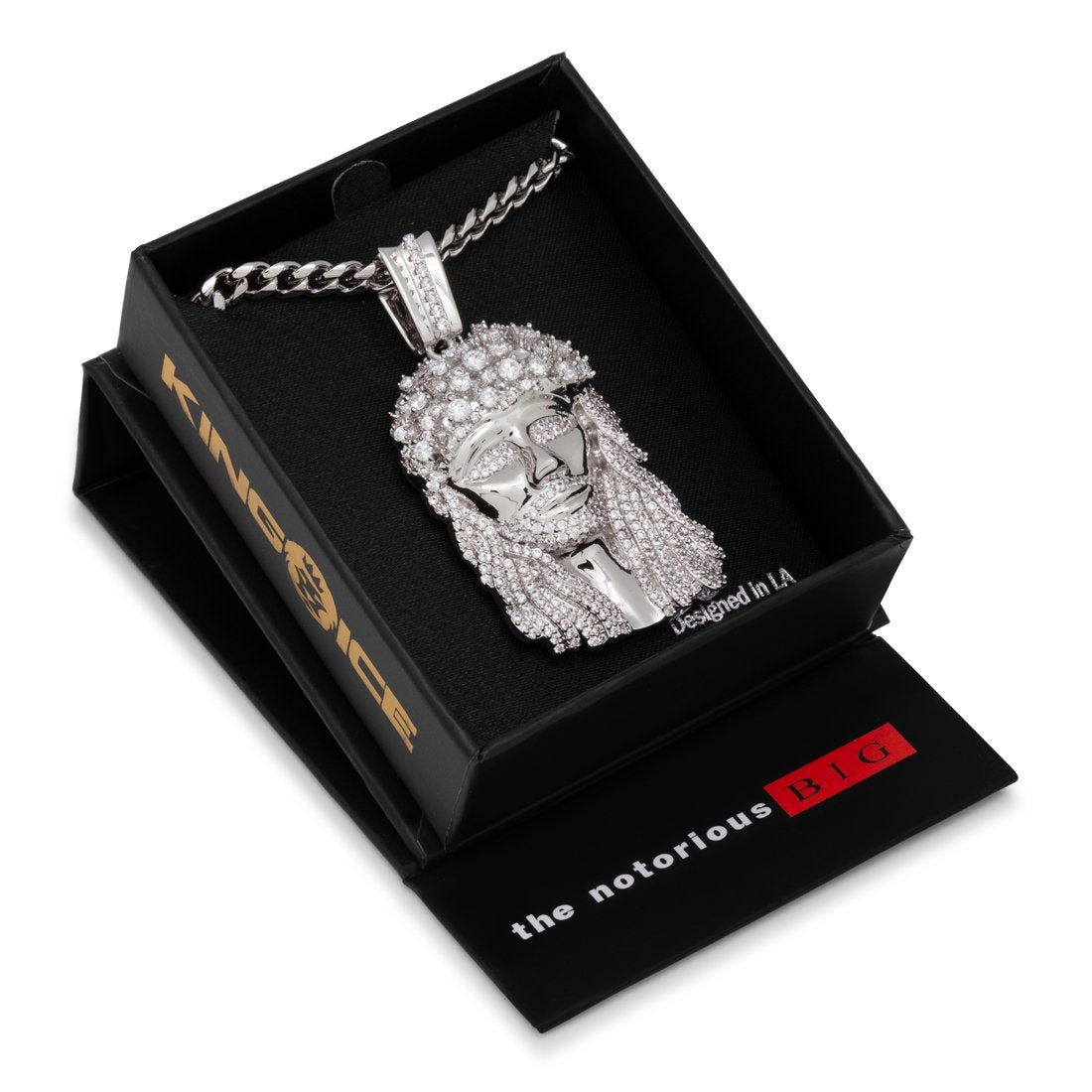 Notorious B.I.G. x Kingices - Biggie Jesus Necklace  in  by Kingices