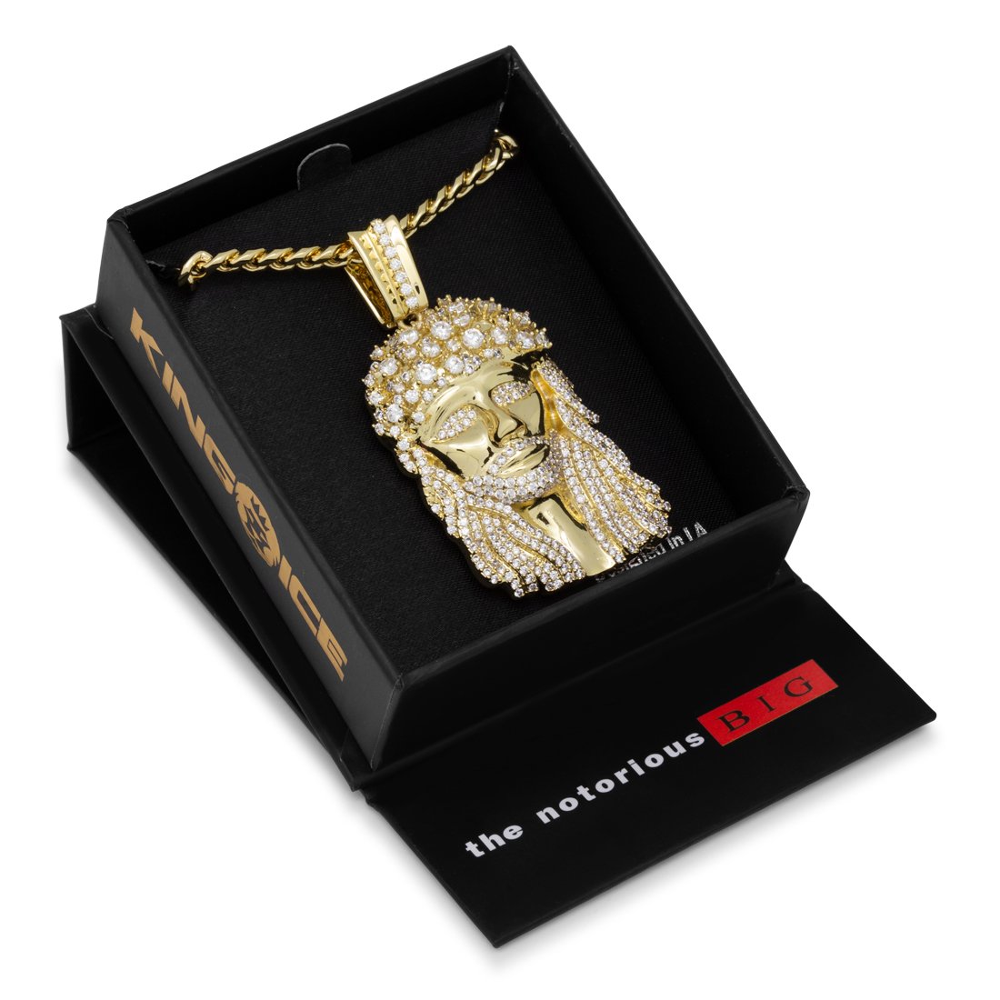 Notorious B.I.G. x Kingices - Biggie Jesus Necklace  in  by Kingices