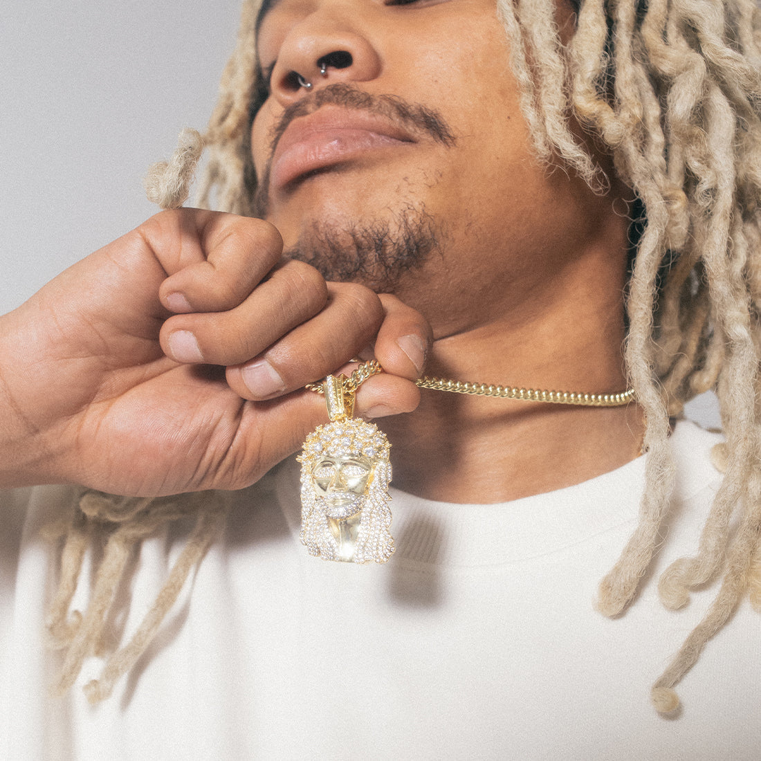 Notorious B.I.G. x Kingices - Biggie Jesus Necklace  in  by Kingices