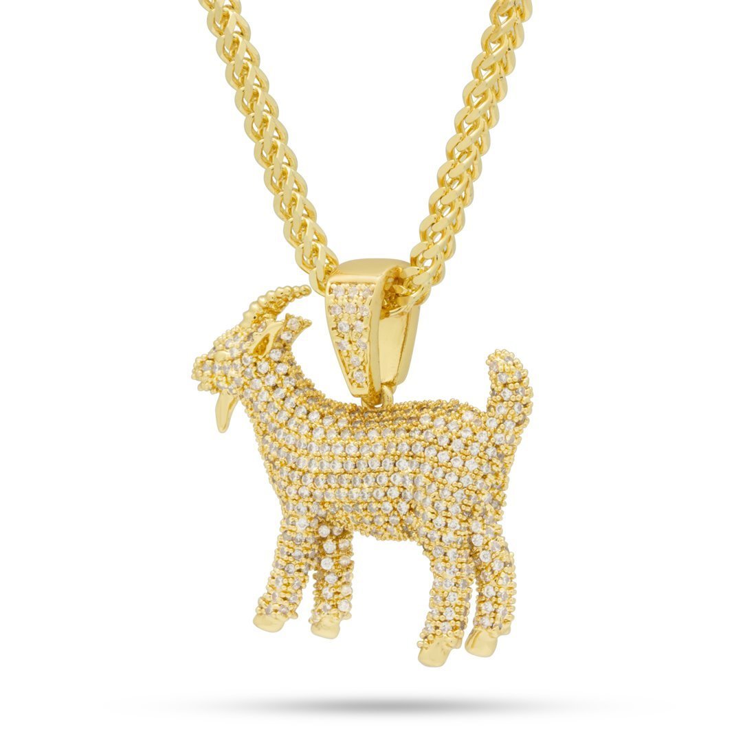 Notorious B.I.G. x Kingices - GOAT Necklace  in  14K Gold / 1.2" by Kingices