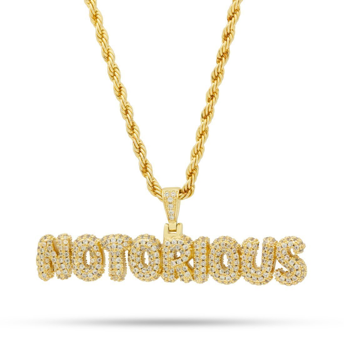 Notorious B.I.G. x Kingices - Notorious Necklace  in  14K Gold / 0.7" by Kingices