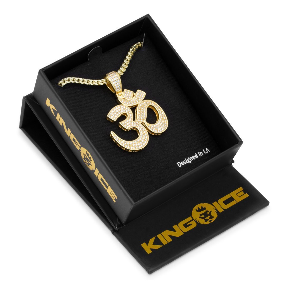 Om Necklace  in  by Kingices