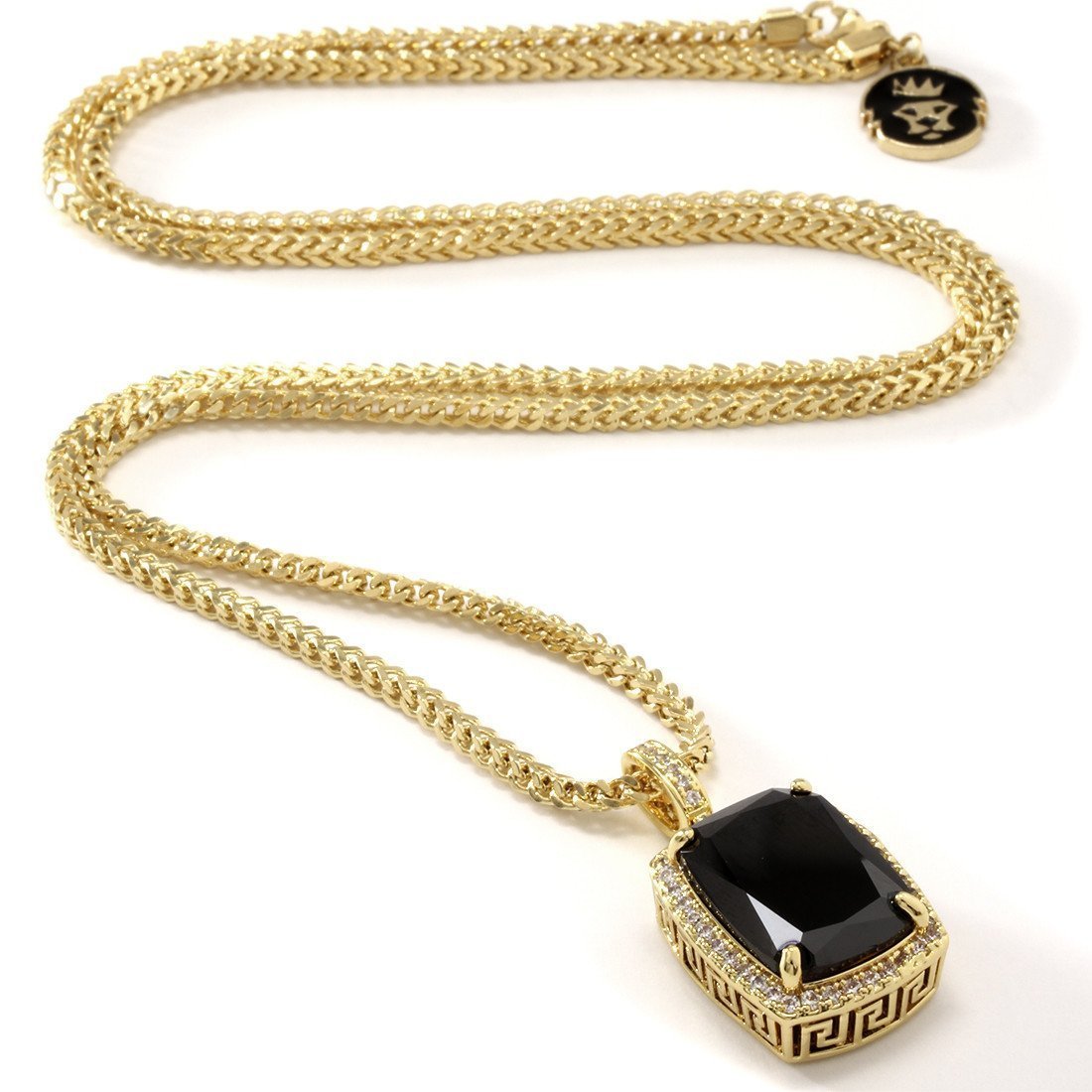 Onyx Crown Julz Necklace  in  by Kingices