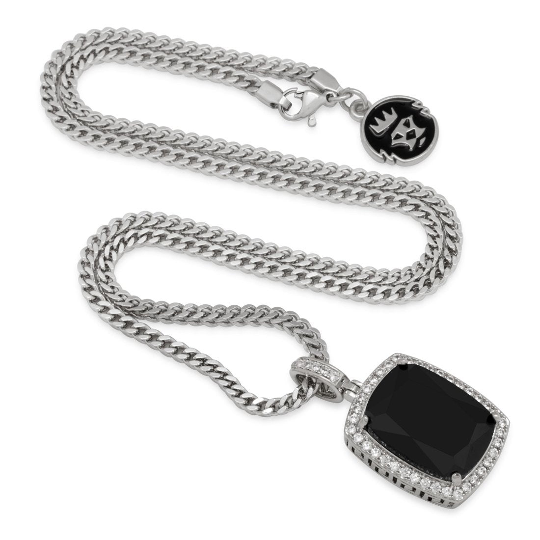 Onyx Crown Julz Necklace  in  by Kingices