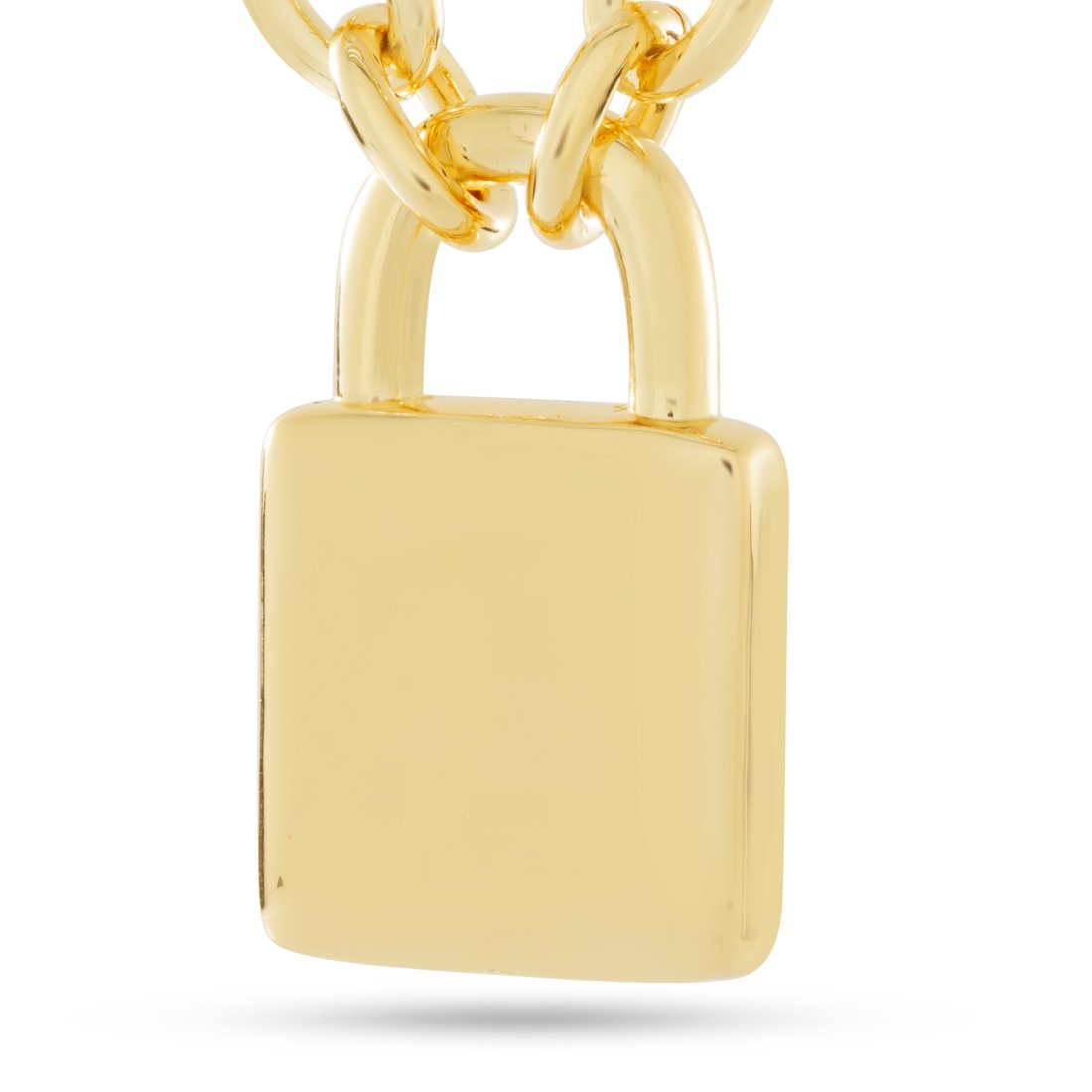 Original Padlock Necklace  in  14K Gold / 1.6” by Kingices