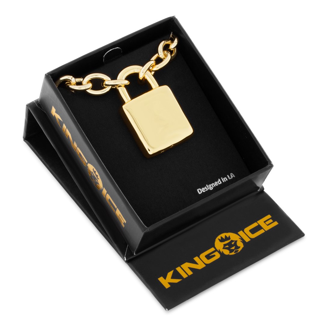 Original Padlock Necklace  in  by Kingices