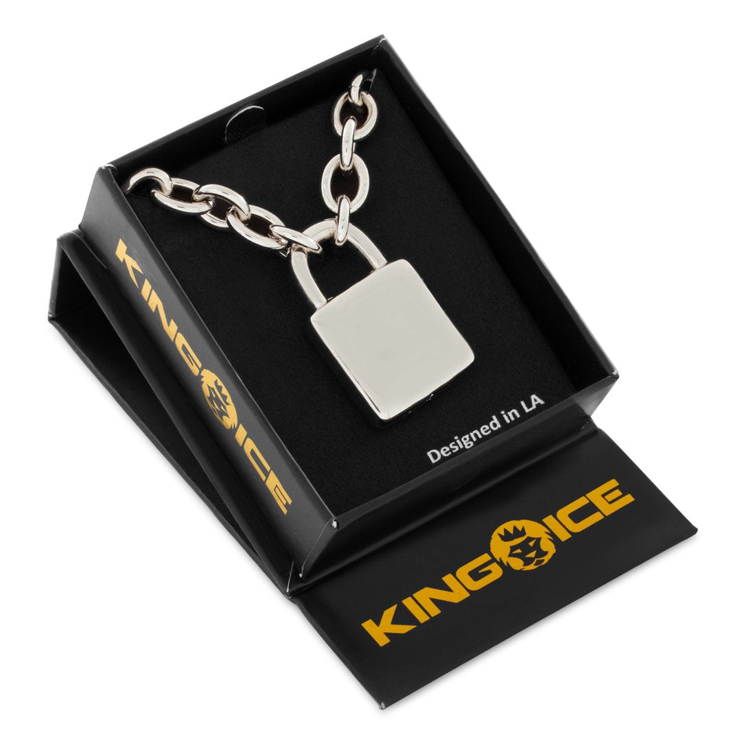 Original Padlock Necklace  in  by Kingices