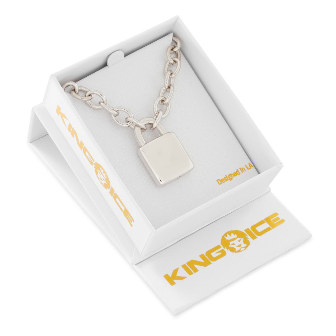 Original Padlock Necklace  in  by Kingices