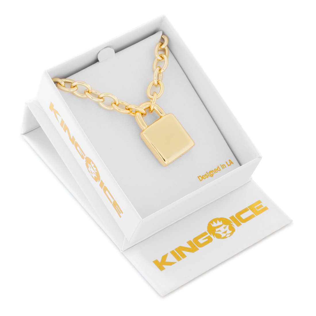 Original Padlock Necklace  in  by Kingices