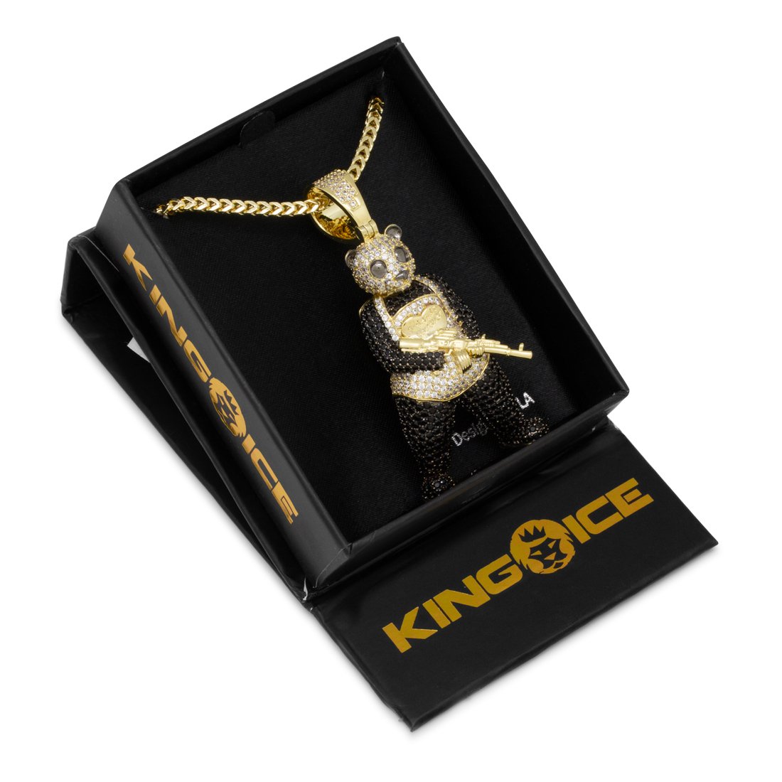 Panda Man Necklace  in  by Kingices