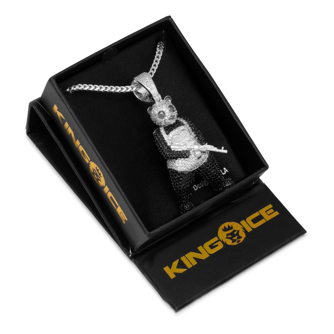 Panda Man Necklace  in  by Kingices