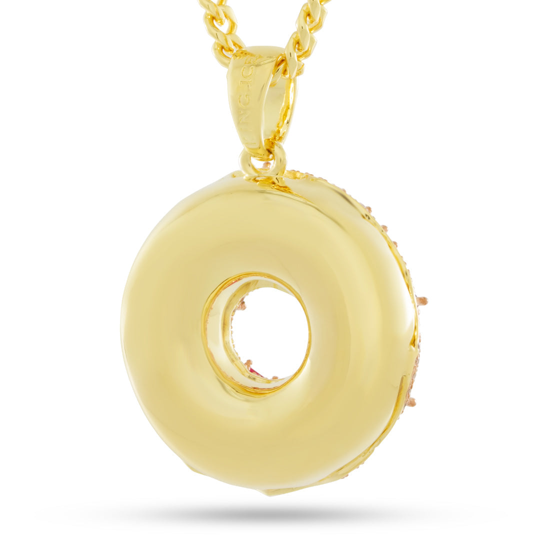 Pink Donut Necklace  in  by Kingices