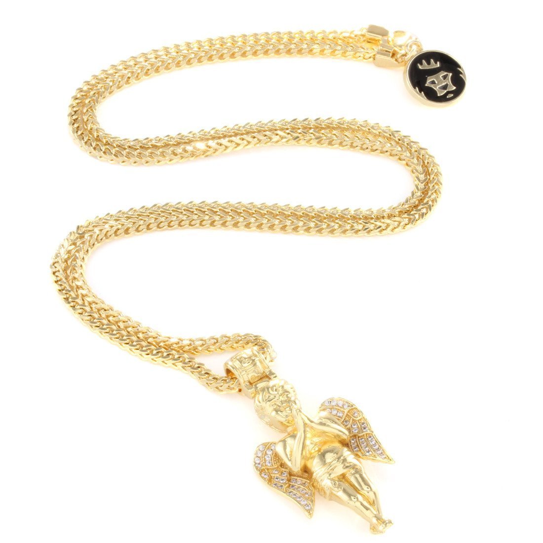 Praying Angel Necklace  in  by Kingices