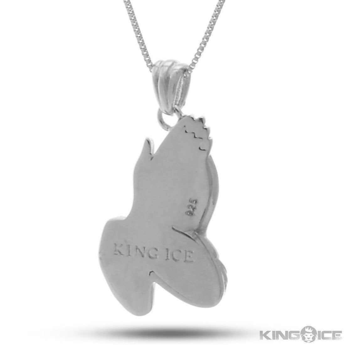 Praying Hands Emoji Necklace  in  by Kingices