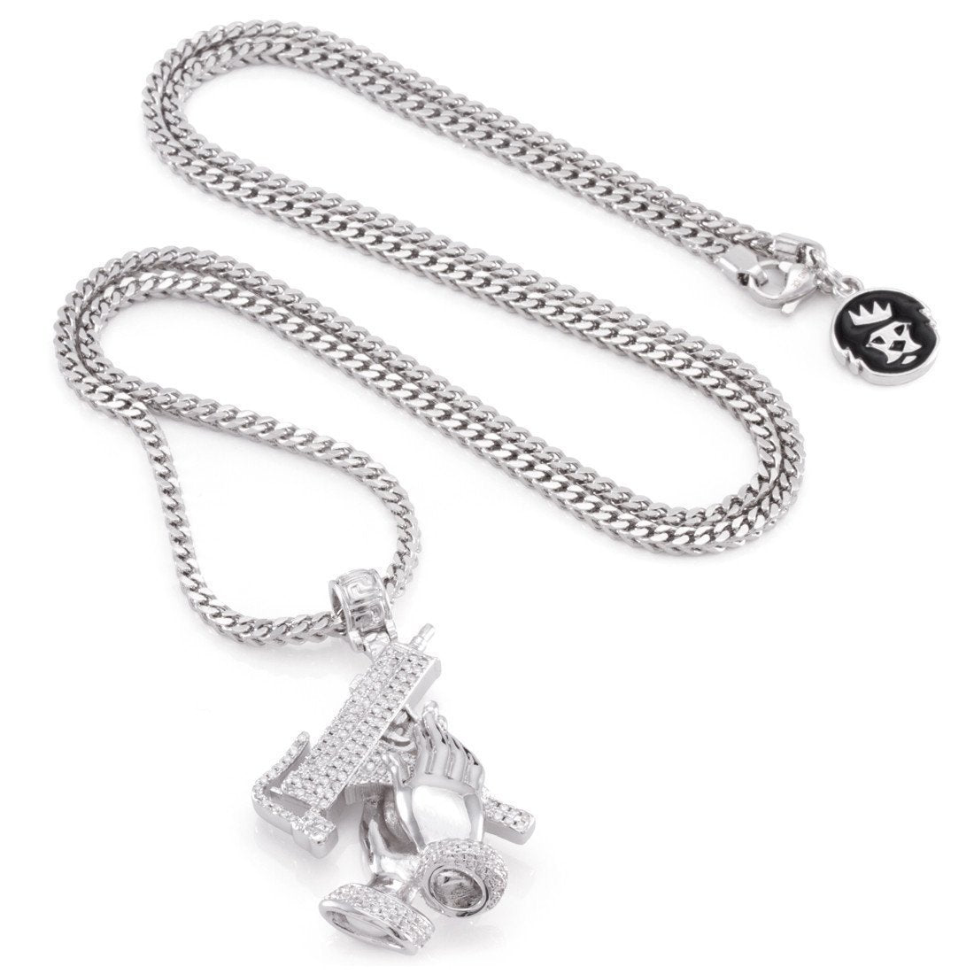 Praying Hands of Defense Necklace  in  by Kingices