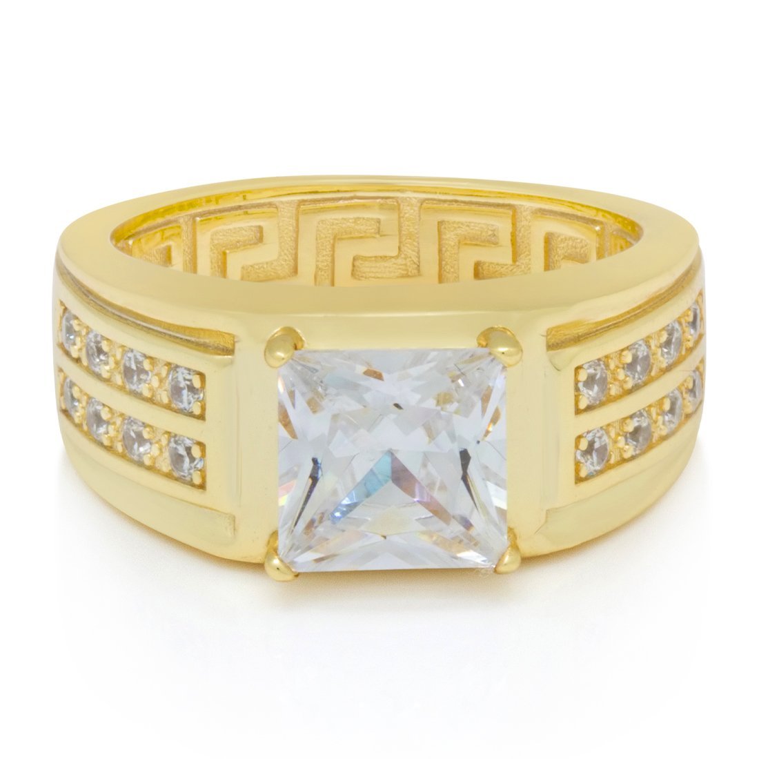 Princess-Cut Signet Ring  in  by Kingices