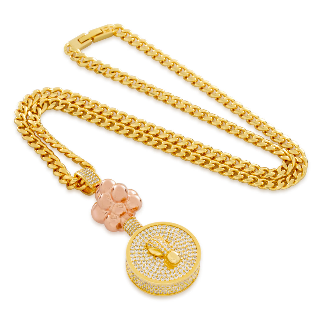 Rick and Morty x Kingices - Plumbus Necklace  in  14K Gold / 2.6" by Kingices