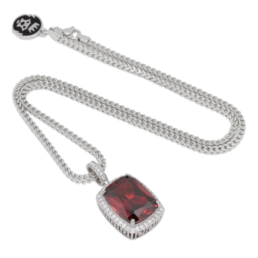 Ruby Crown Julz Necklace  in  by Kingices