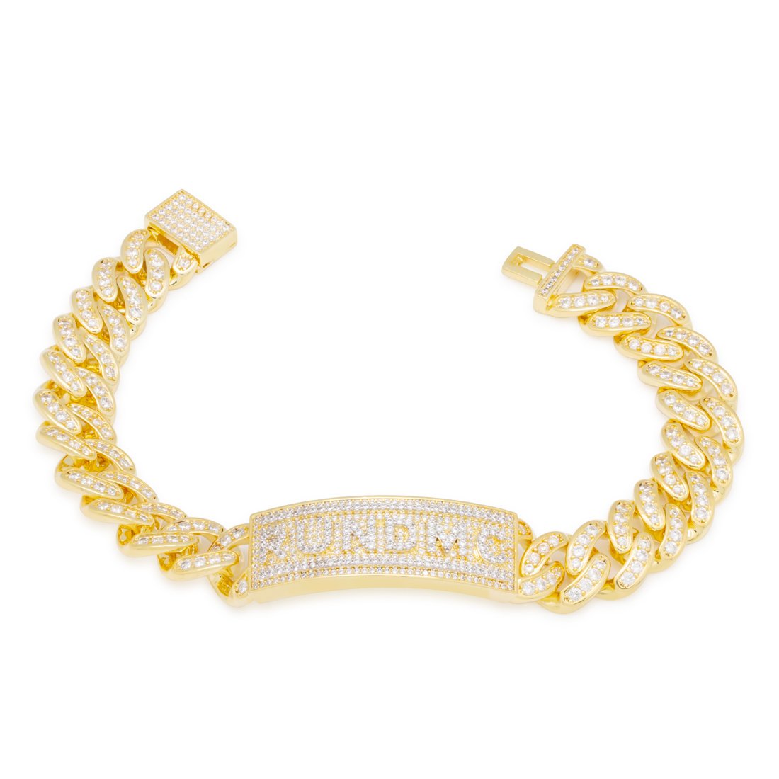 RUN DMC x Kingices - 15mm Classic Logo Bracelet  in  14K Gold / 8" by Kingices