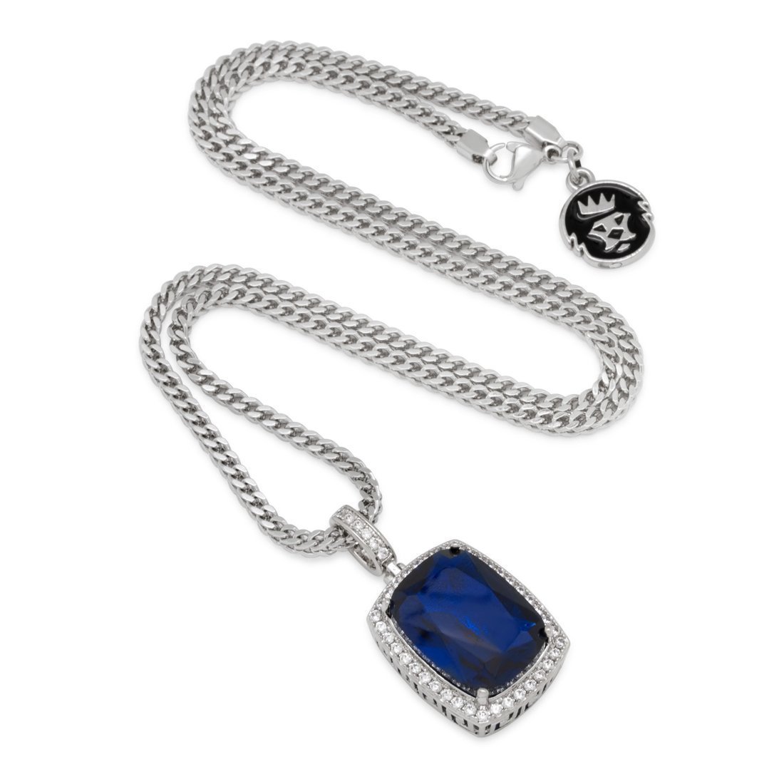 Sapphire Crown Julz Necklace  in  by Kingices