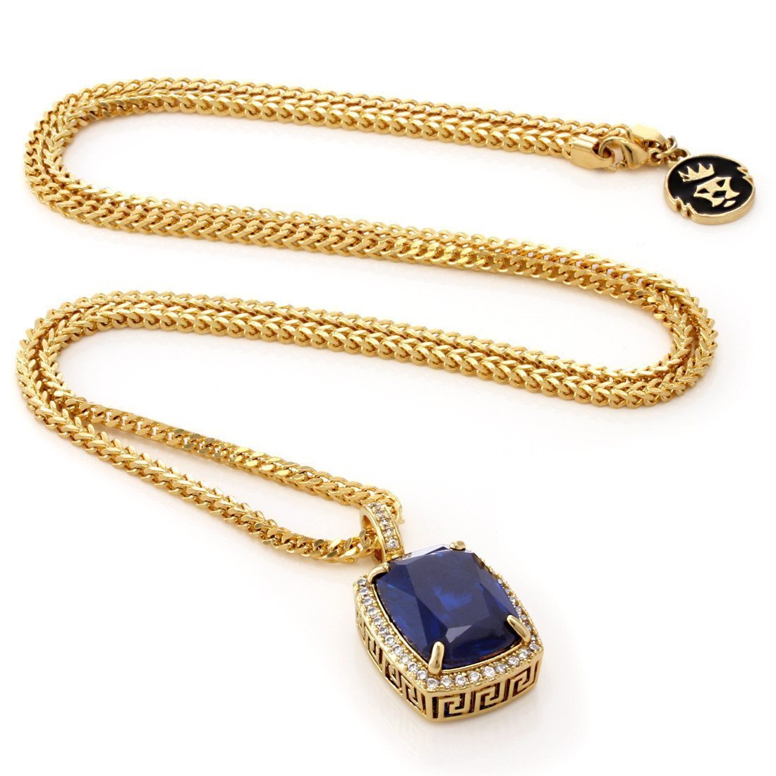 Sapphire Crown Julz Necklace  in  by Kingices
