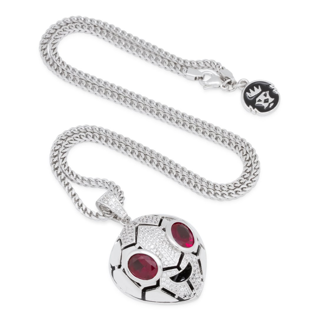 Serpent Alien Emoji Necklace  in  by Kingices