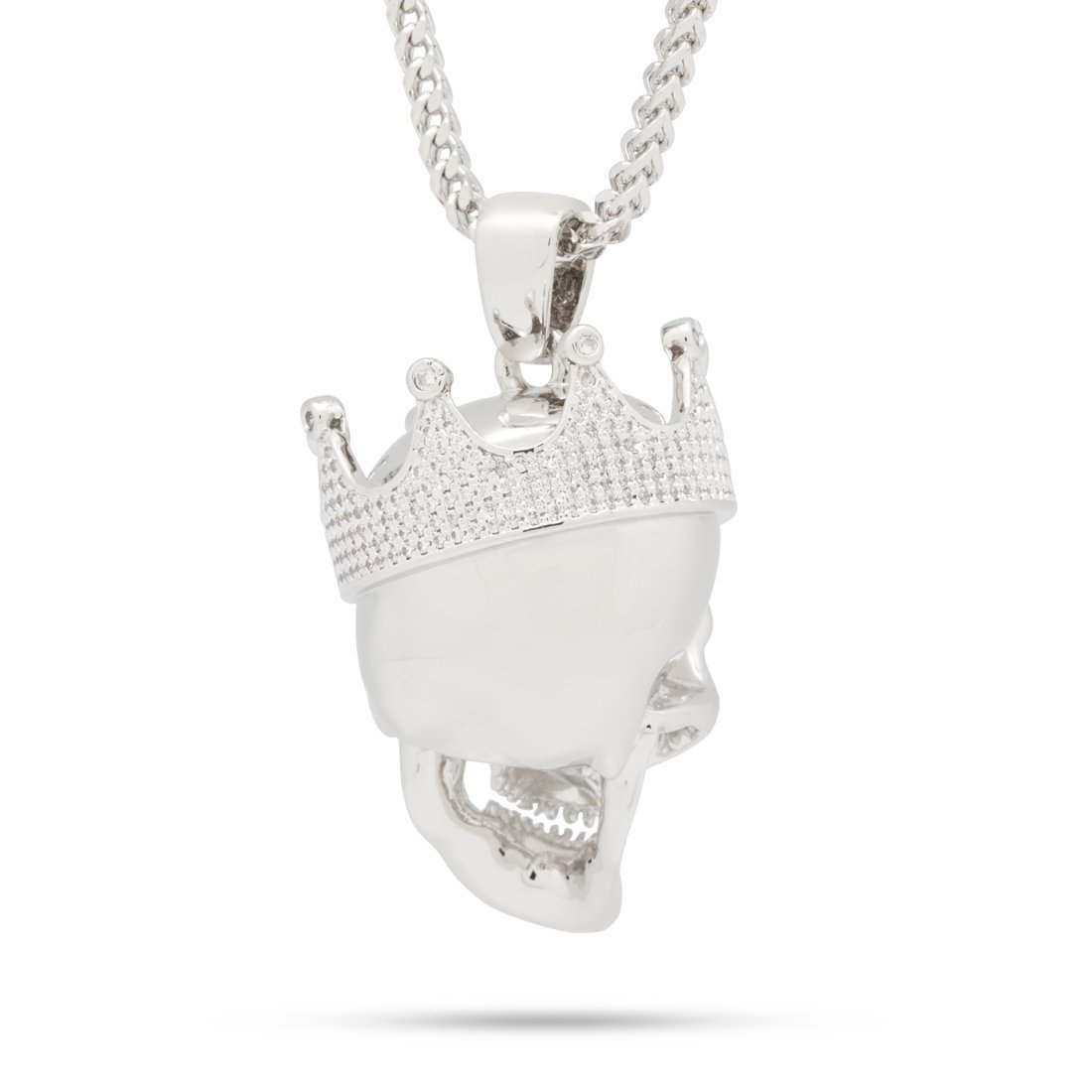 Skull King Necklace  in  14K Gold / 1.9" by Kingices