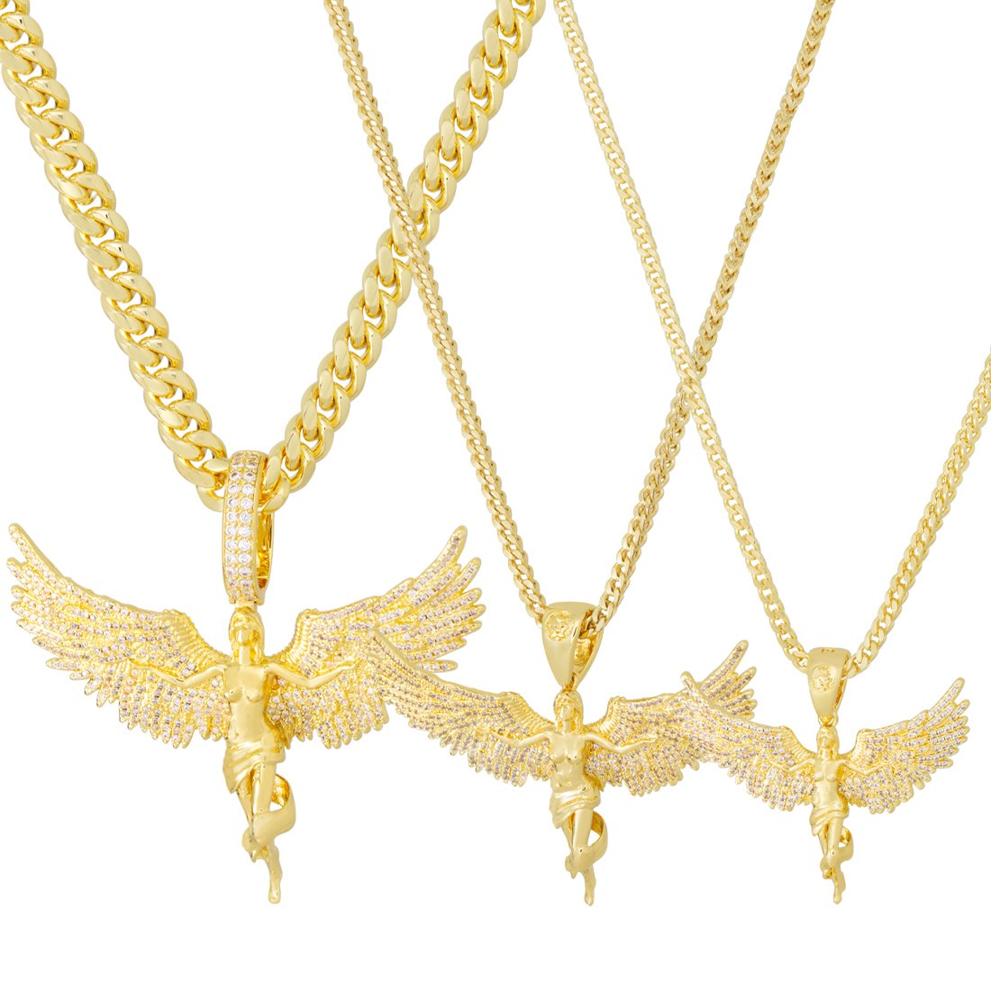 Soaring Angel Necklace  in  by Kingices