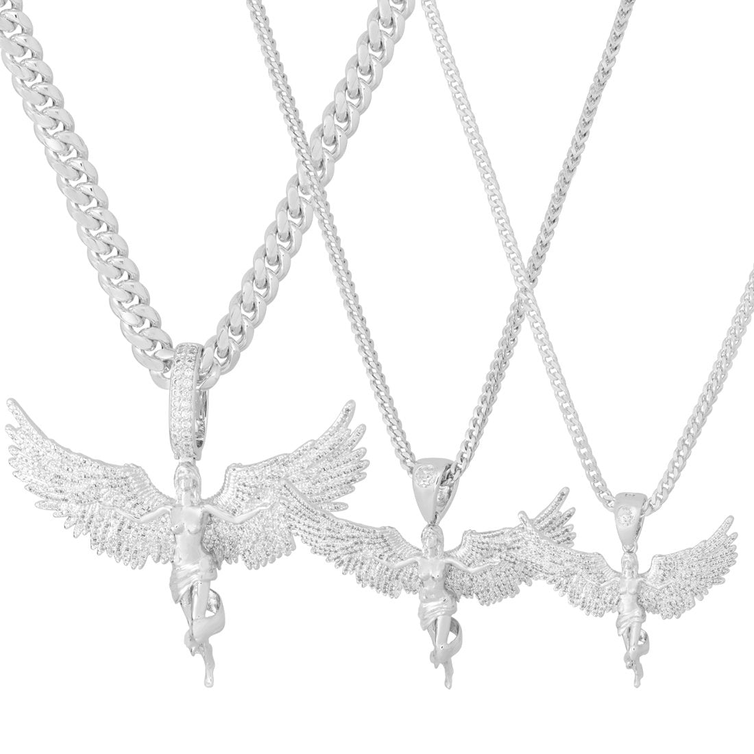 Soaring Angel Necklace  in  by Kingices