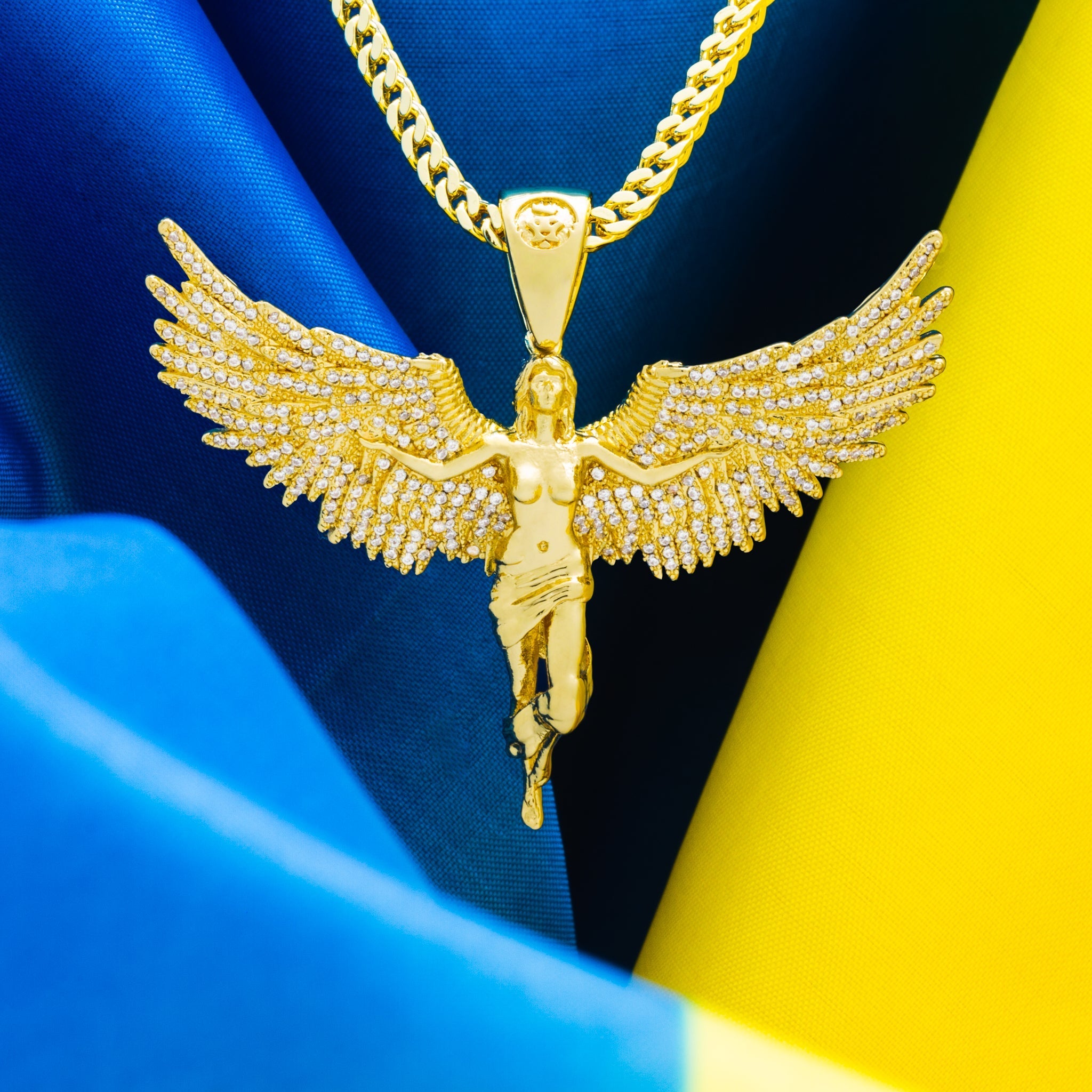 Soaring Angel Necklace  in  by Kingices