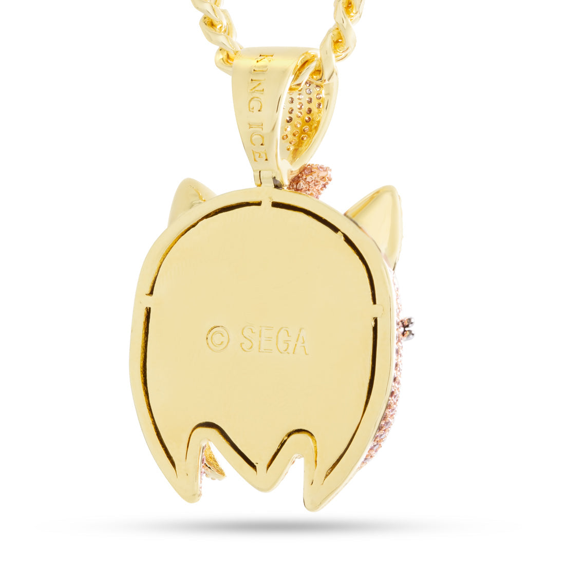 Sonic the Hedgehog x Kingices - Amy Necklace  in  Gold Plated / 14K Gold / 2" by Kingices