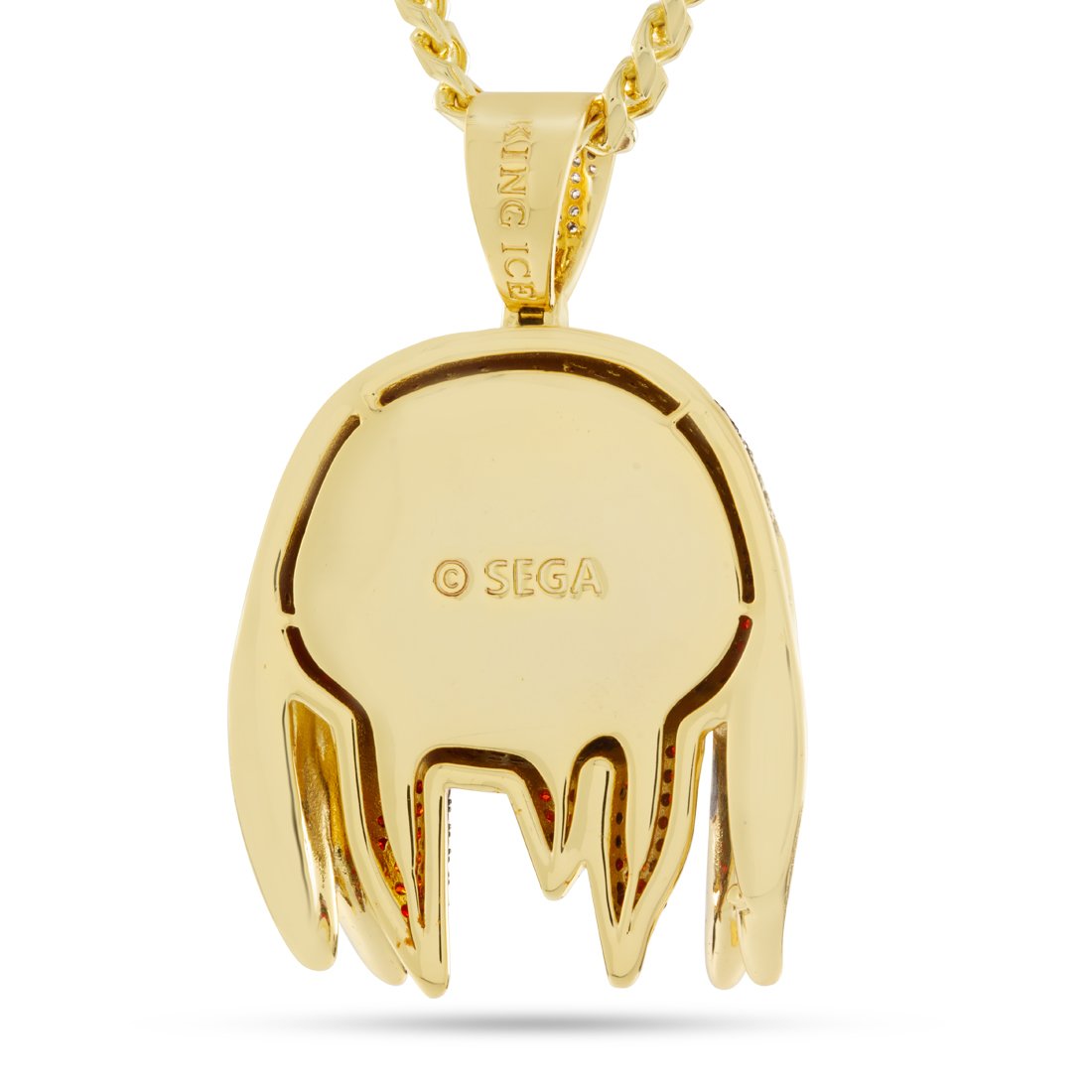 Sonic the Hedgehog x Kingices - Knuckles Necklace  in  14K Gold / 2.1" by Kingices