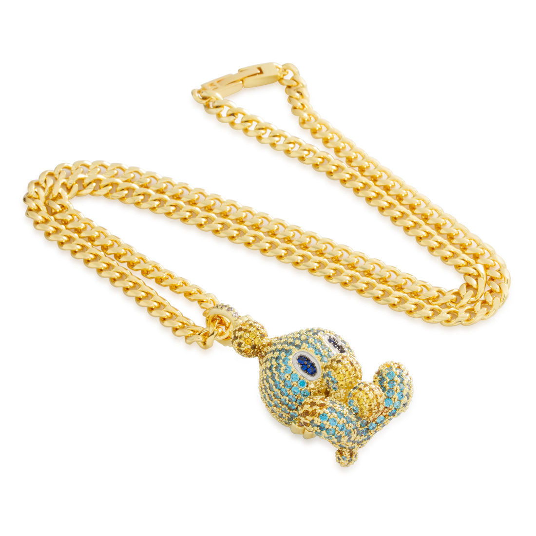 Sonic the Hedgehog x Kingices - Neutral Chao Necklace  in  Gold Plated / 14K Gold / 2.1" by Kingices